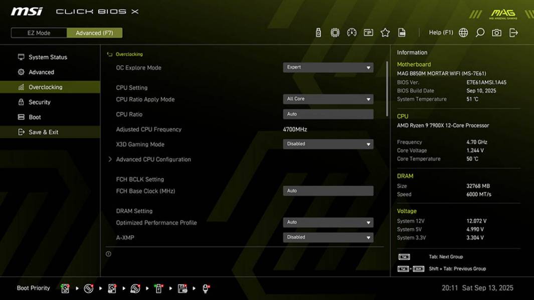 MSI MAG B850M MORTAR WIFI-4